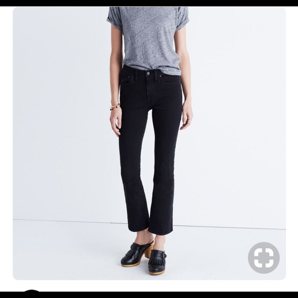 Madewell black denim pants (Cali-denim Boot)
